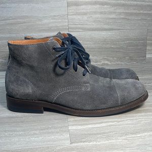 Frye Chukka Cap Toe Lace Up Suede Mens Boot 11.5